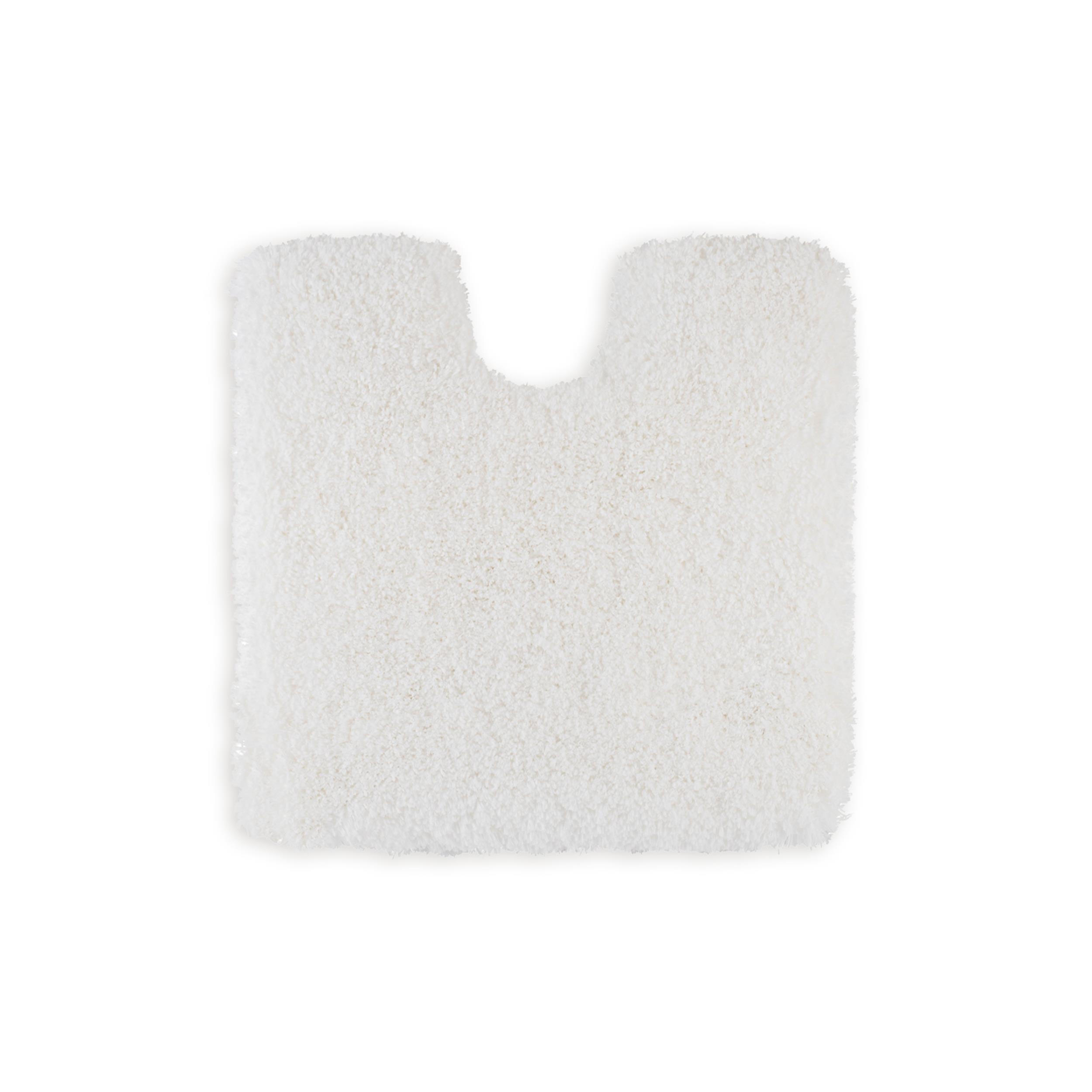 BADTEPPICH MIT WC AUSSCHITT VIENNA - Weiß, Textil (45/45cm) - WohnDirect