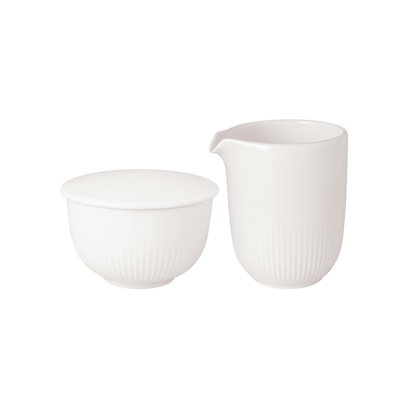 MILCH- UND ZUCKER-SET Afina weiß - Weiß, Keramik (1/1cm) - Villeroy & Boch