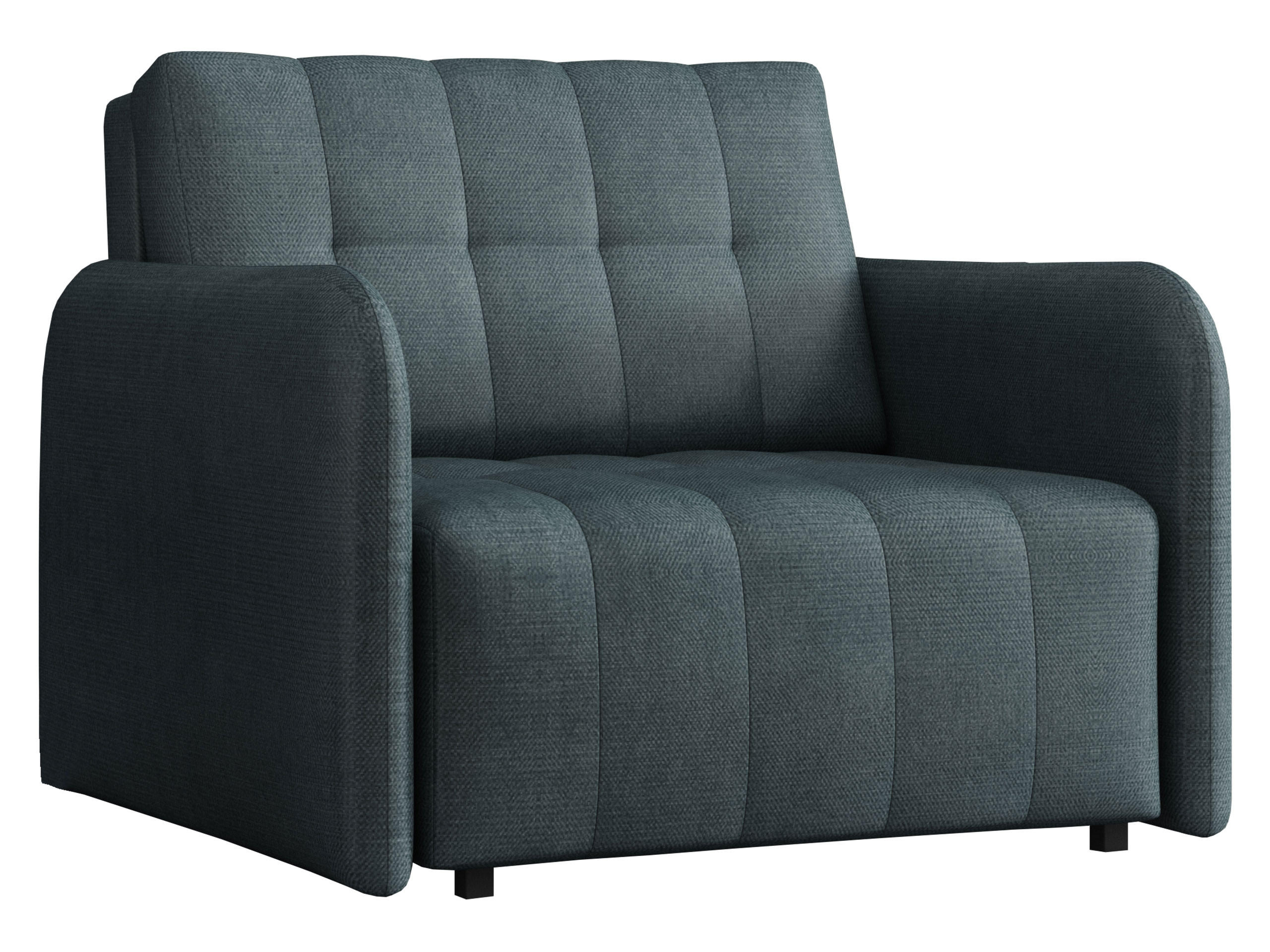 SCHLAFSOFA Viva Grand I - Blaugrau/Schwarz, Holz/Kunststoff (98/85/95cm) - MIRJAN24