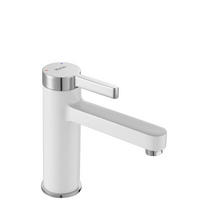 WASCHBECKENARMATUR Rea Polo White Chrom Low - Weiß, Metall (5/15/16cm) - REA