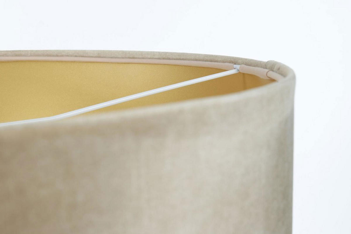 HÄNGELEUCHTE Gold 40/20 cm - Beige/Goldfarben, Kunststoff (40/0.4/20cm) - ONZENO