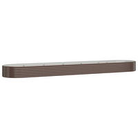 HOCHBEET Verzinkter Stahl 507x100x36 cm Braun - Braun, Metall (100/36/507cm) - furnicato