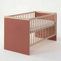 KINDERBETT Jimmy Mauve - Mauve, Holzwerkstoff (70/140cm) - Roba