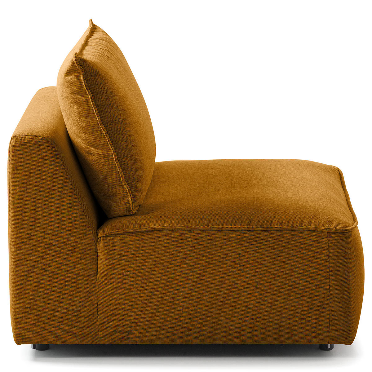 MODULSESSEL - Orange, Holz/Textil (80/82/99cm) - home24