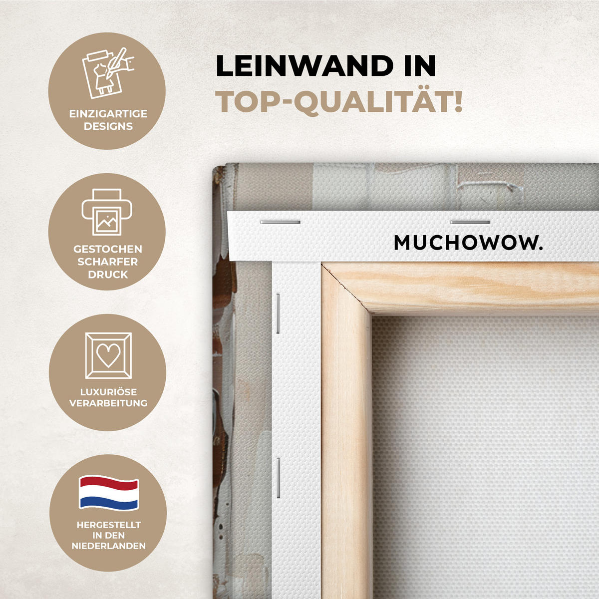 LEINWANDBILD Frau - Lackierung - Porträt - Modern Wanddeko 40x60 cm - Altrosa, Textil (40/60cm) - MuchoWow