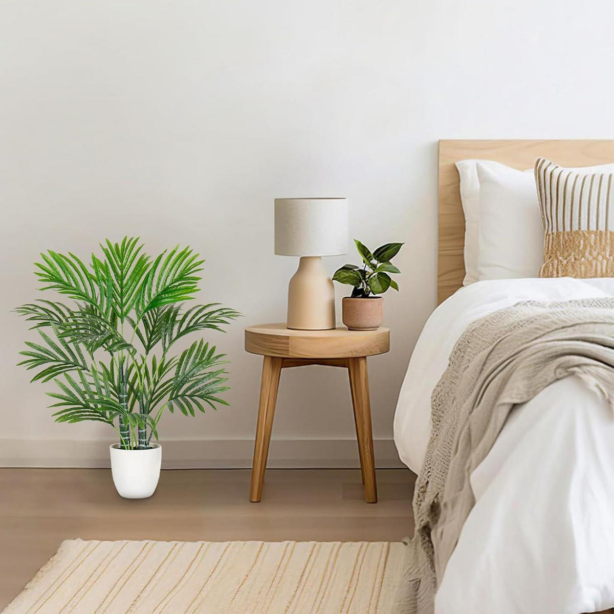 KUNSTPFLANZE Palme 60 cm Grün - Grün, Kunststoff (20cm)