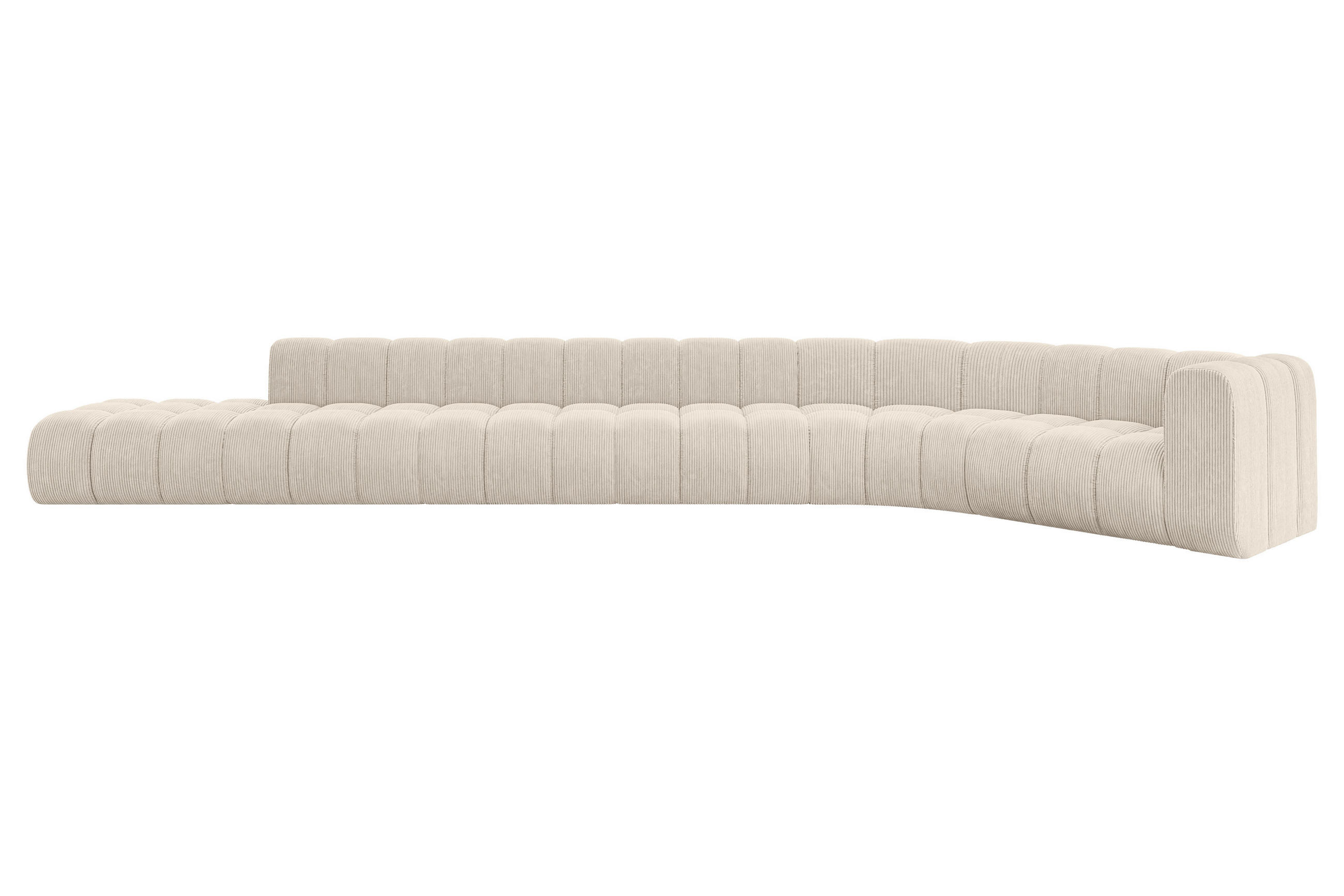 Altdecor Ecksofa Beige 581x194 cm