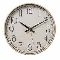 WANDUHR Nadine Ø 38 cm - Beige, Kunststoff (38/38/4.5cm) - Boltze Home