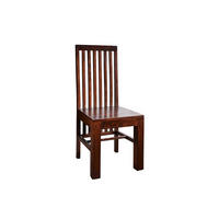 STUHL Akazie 46x46x109 nougat lackiert OXFORD #26 - Dunkelbraun, Holzwerkstoff (46/109/46cm) - Massivmoebel24