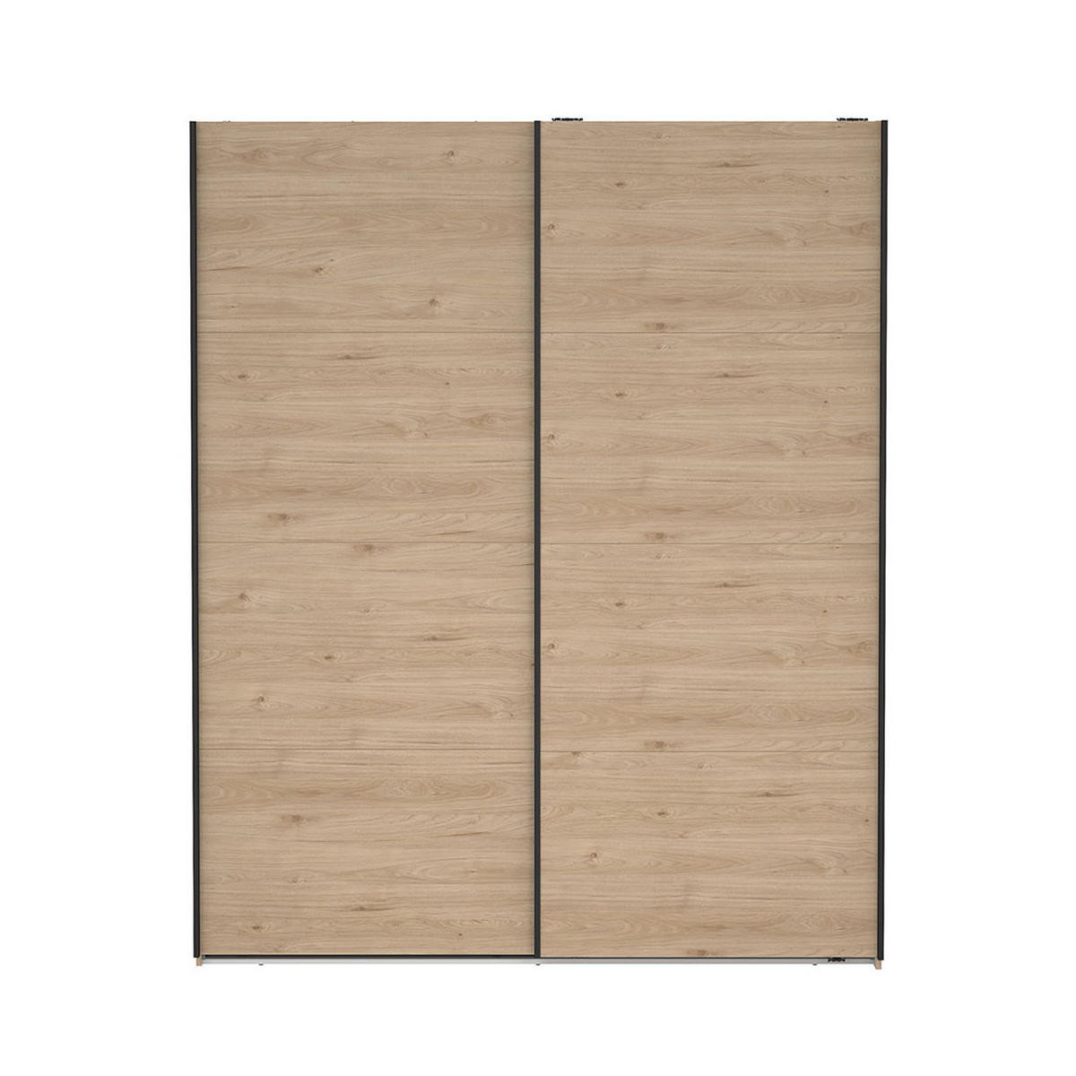 SCHIEBETÜRENSCHRANK, Bergamo, Eiche, Holzwerkstoff, 179 x 67 x 221 cm - Eichefarben, Holzwerkstoff (179/221/67cm) - ebuy24