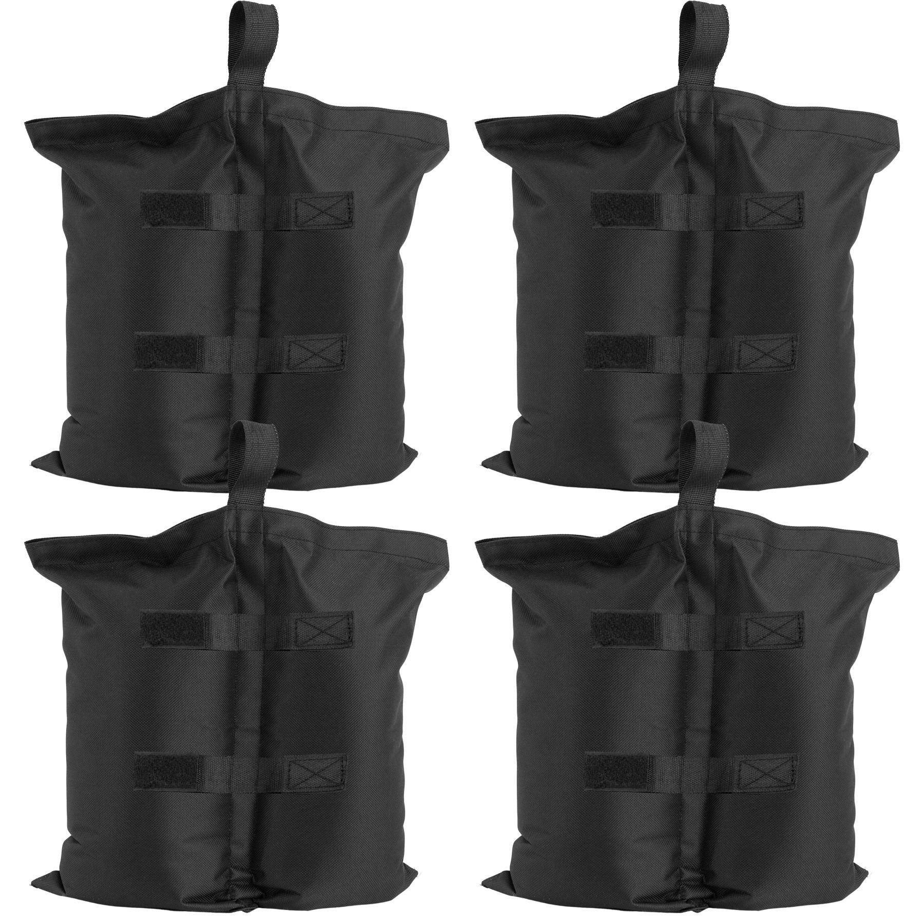 PAVILLON GEWICHTE 4er Set Saborra,vielfach verwendbar,schwarz - Schwarz, Kunststoff (0.5/33/36cm) - tectake