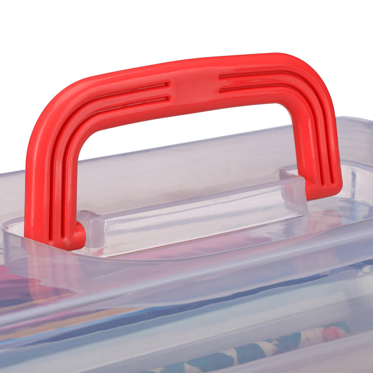 AUFBEWAHRUNGSBOX - Transparent, Kunststoff (33/14/19.5cm) - Relaxdays