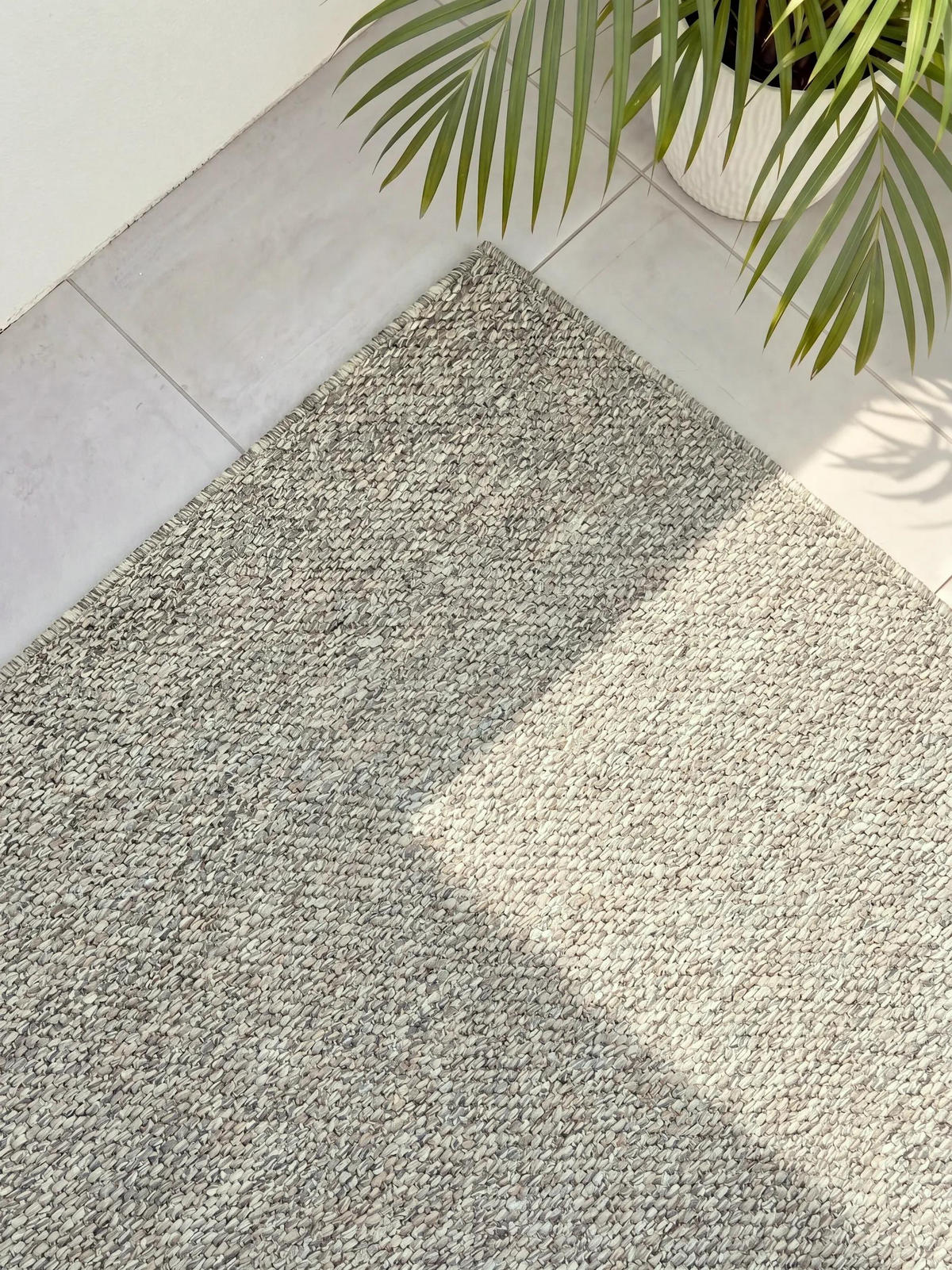 OUTDOORLÄUFER Iowa Dunkelgrau 80/300 cm - Dunkelgrau, Kunststoff/Textil (80/300cm) - benuta