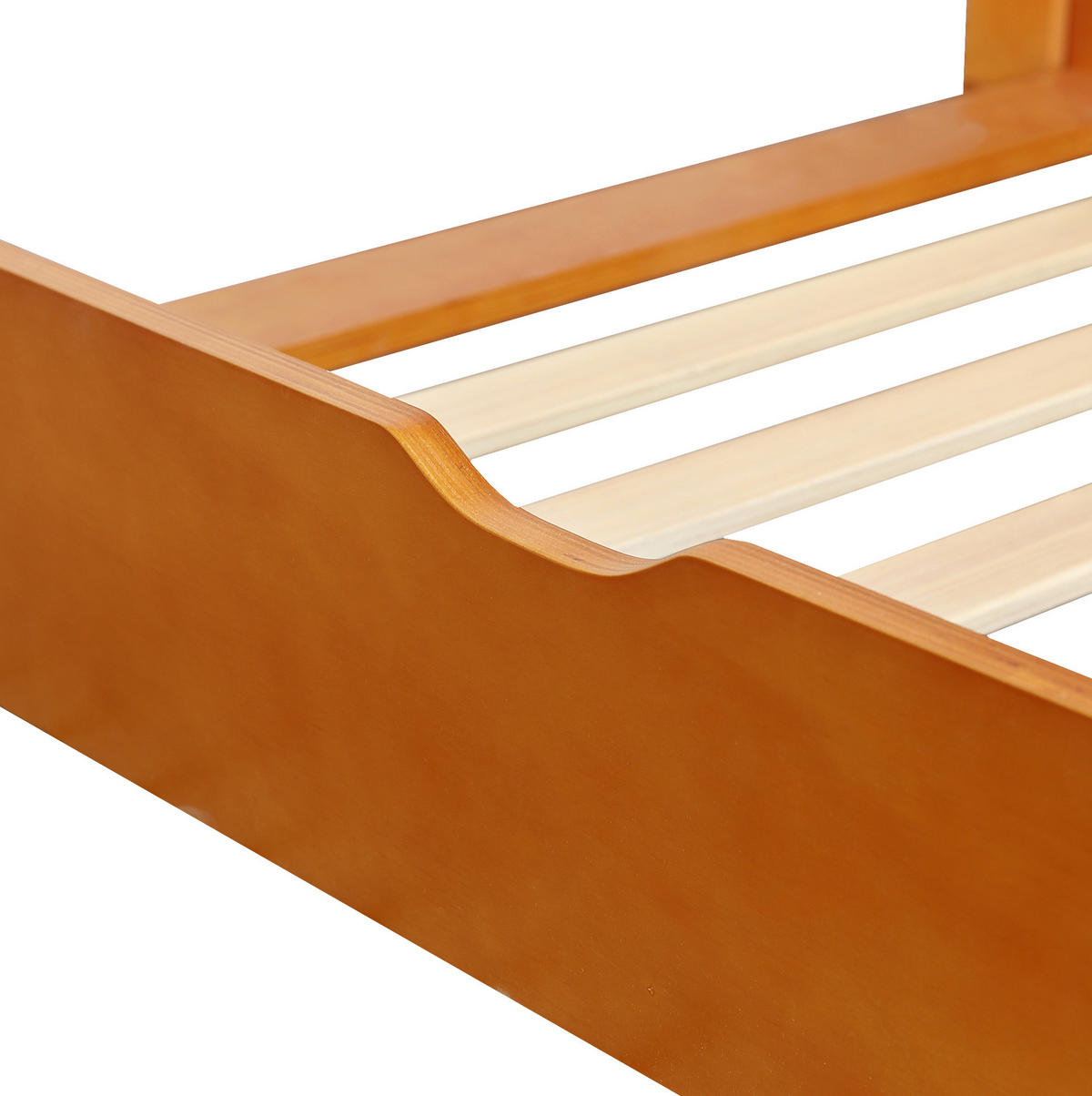 DOPPELBETT aus Kiefernholz 140x200 cm Natur mit Ausziehbett 90x190 cm - Naturfarben, Holz (140/200cm) - IVMEU