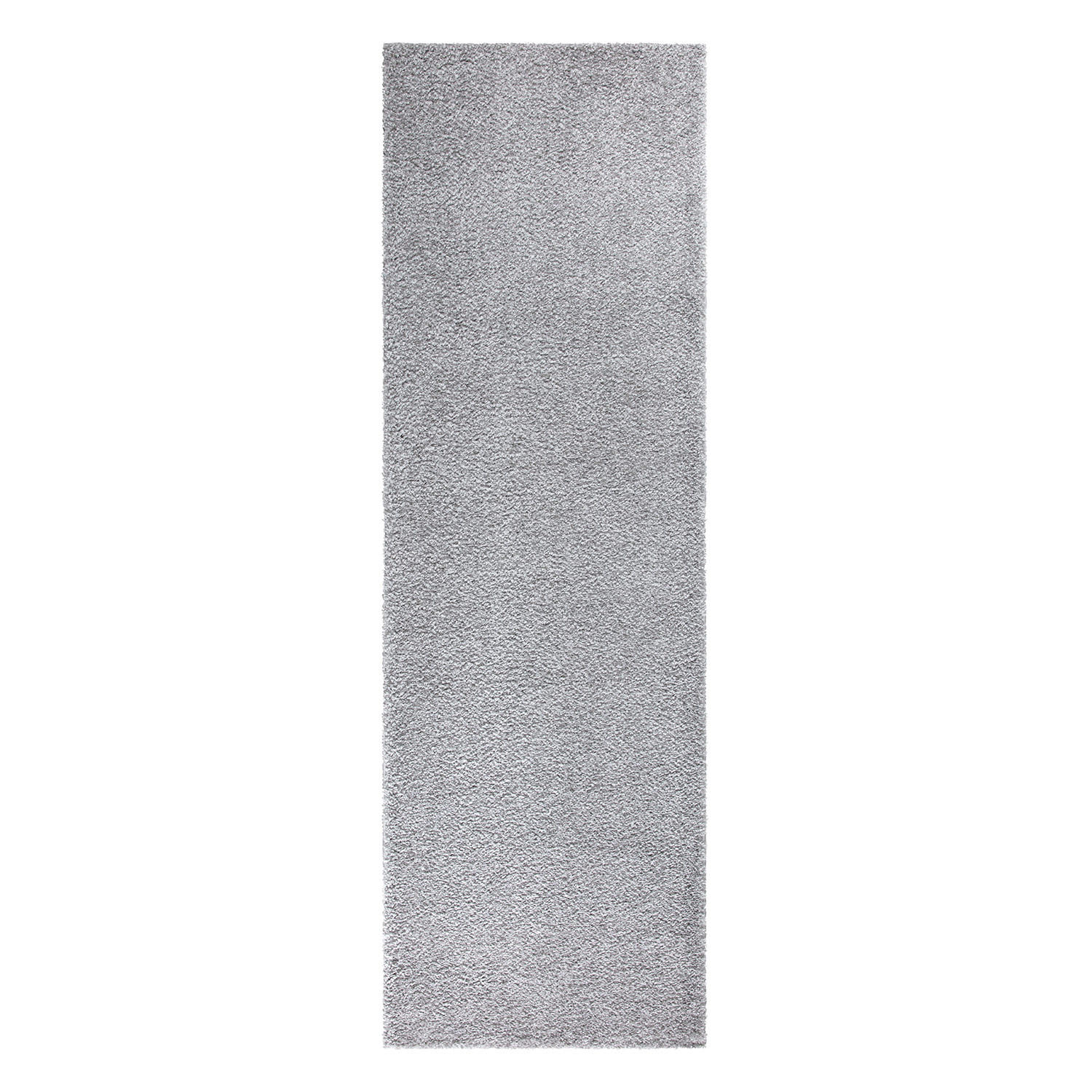 HOCHFLOR-TEPPICH City Shaggy 500 Grau 80x300 cm - Grau, Textil (80/300cm) - carpet city
