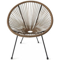 GARTENSTUHL - Braun, Metall (75/84/71cm) - A2A Home