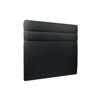 KOPFTEIL Modell Linien – Schwarzer Bouclé-Stoff 150 cm - Beige/Schwarz, Holz (150/120/10cm) - Sommeil de Plomb