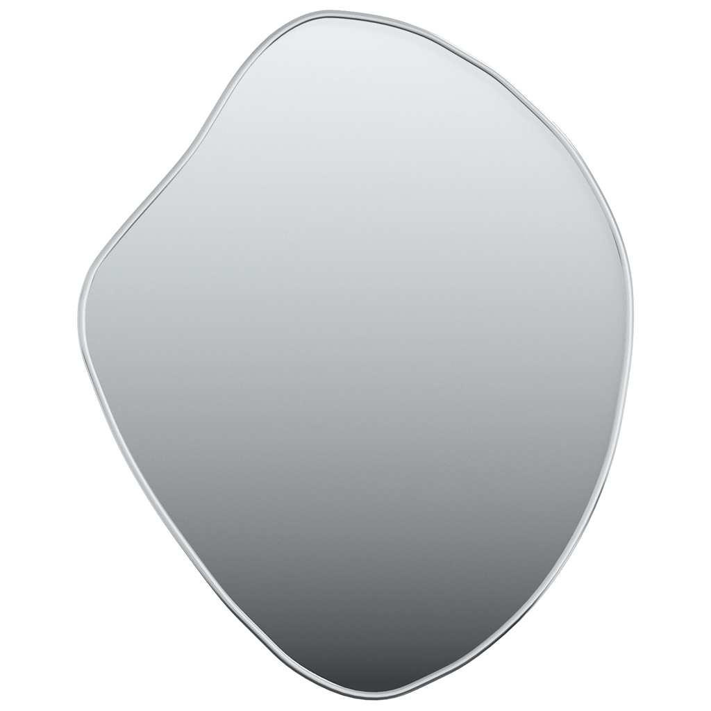 WANDSPIEGEL Silbern 50x40 cm - Silberfarben, Glas (40/50/1cm) - furnicato
