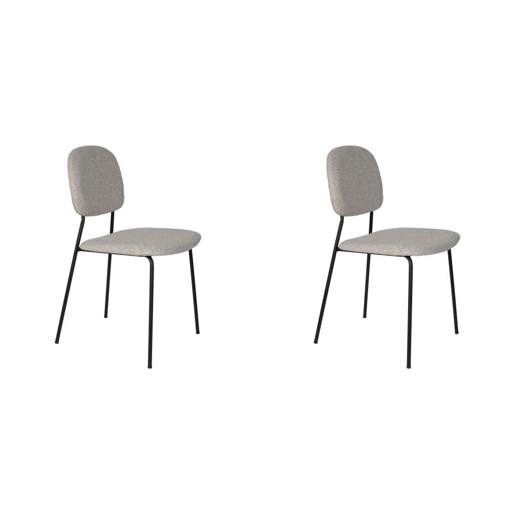 ESSZIMMERSTUHL Roos - Beige - 51/47/85 cm - 2er-Set - Beige, Metall (47/85/51cm)