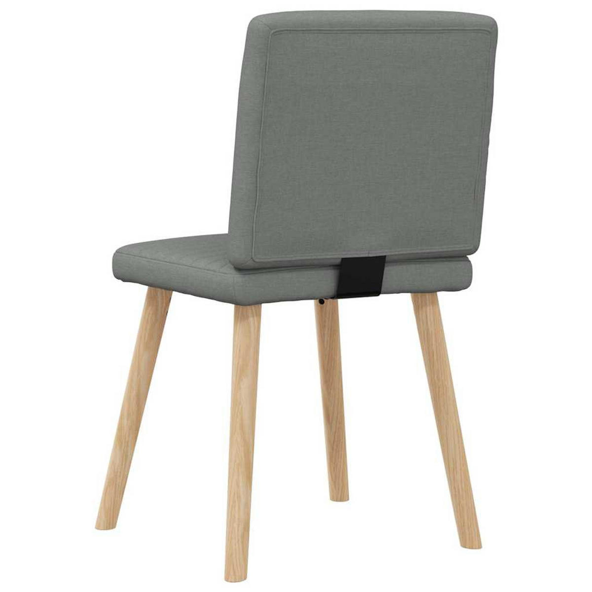 ESSZIMMERSTÜHLE 2 Stk. Dunkelgrau Stoff 45*54*86cm - Dunkelgrau, Metall (45/86/54cm) - ZMH