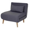 SCHLAFSESSEL Anthrazit - Anthrazit, Textil (75/77/70cm) - MCW
