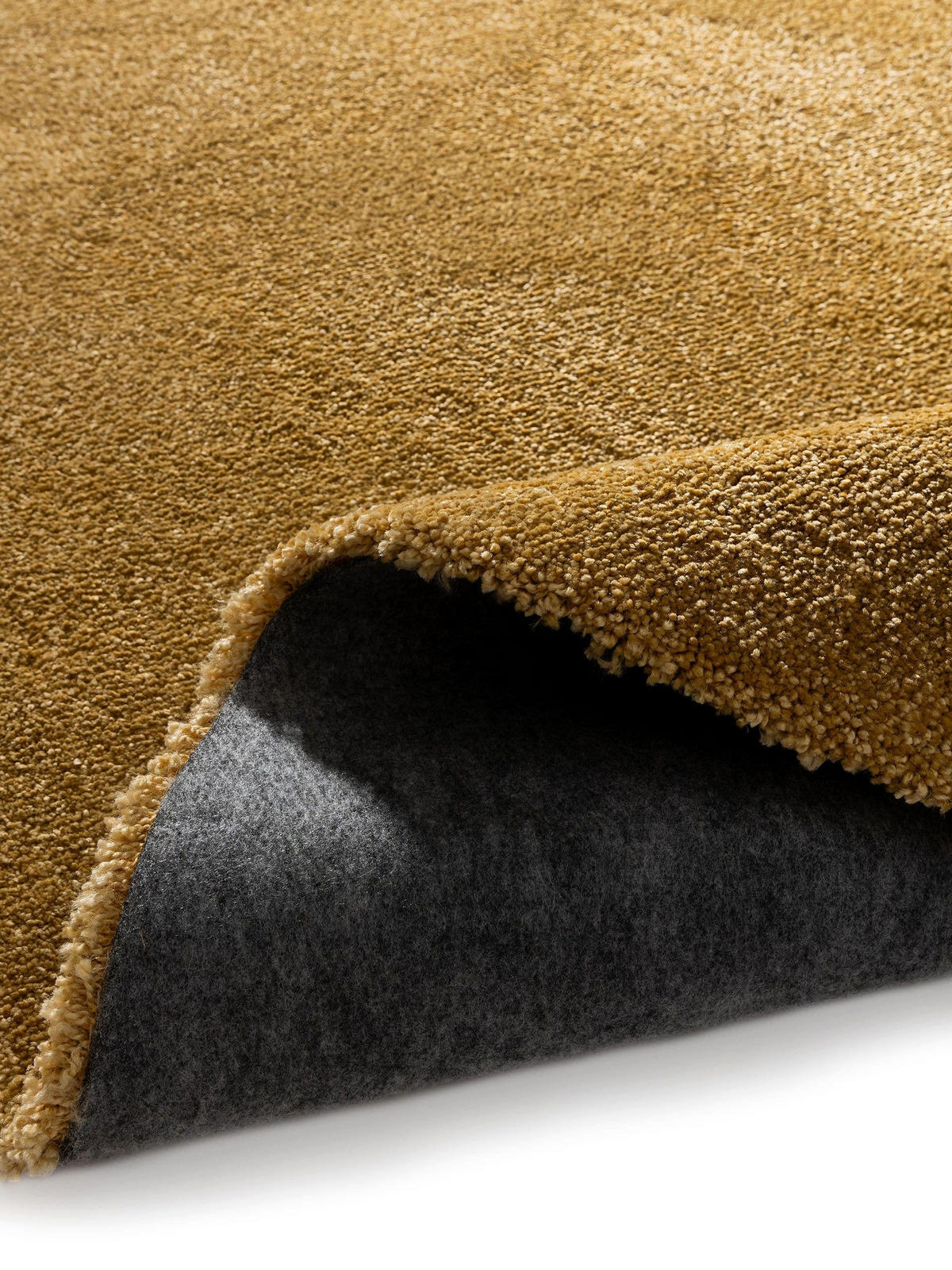 HOCHFLORTEPPICH Melvin waschbar ø 200 cm rund - Gelb, Kunststoff (200/200cm) - benuta Nest