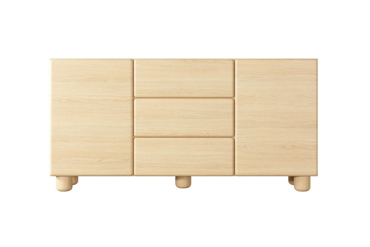 KOMMODE mit Schubladen Bloom, Boho, 160 cm, Eiche Vicenza - Eichefarben, Holz (160/80/38cm) - Emporius