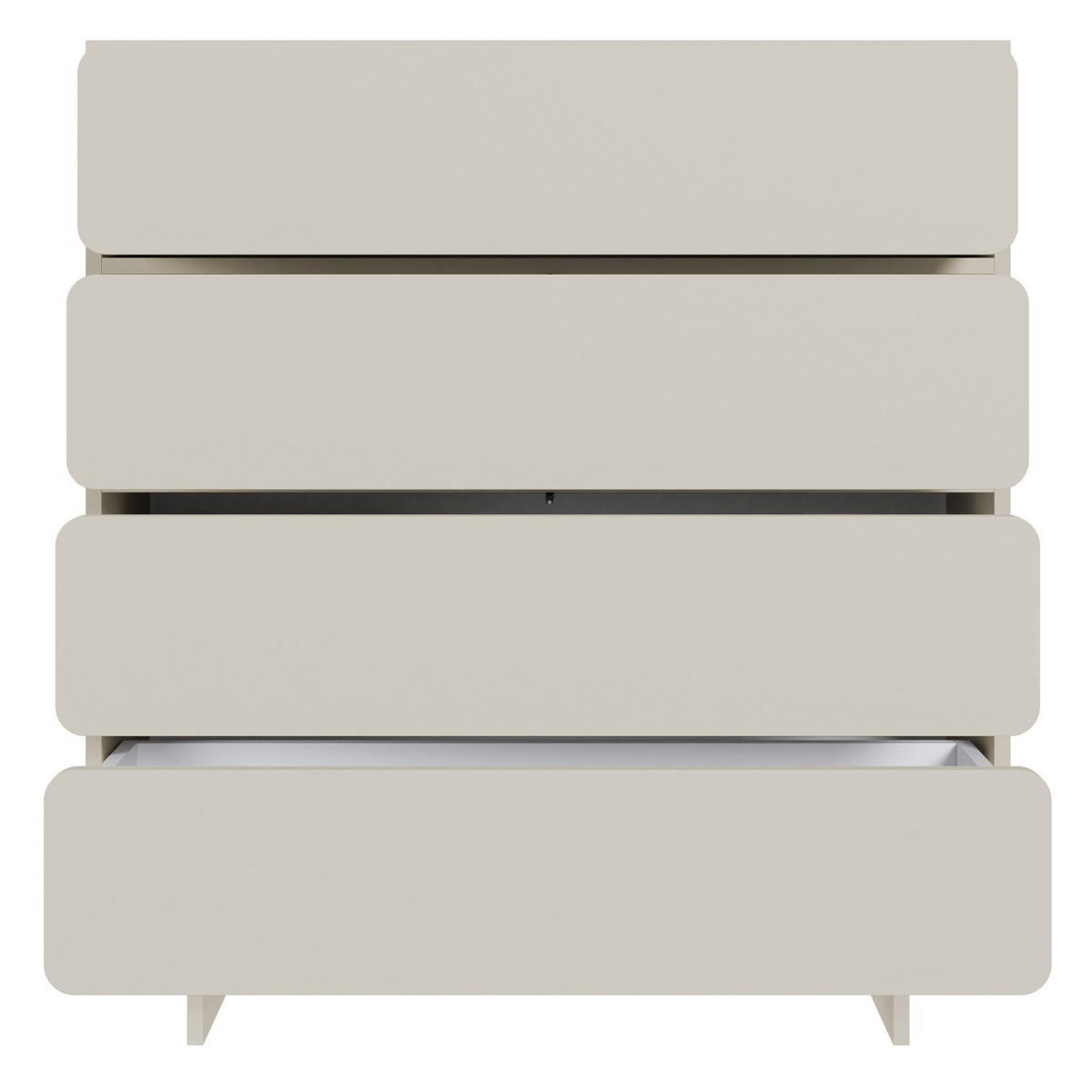 KOMMODE Wuwu Greige 101 cm - Taupe, Holzwerkstoff (100.8/111.8/35cm) - Selsey