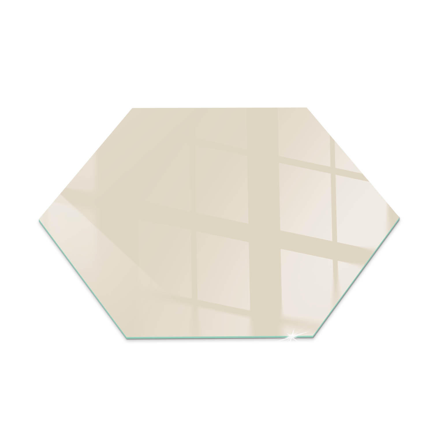 ArtPrintCave Glasplatte Gelb 40x40x0.4 cm