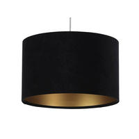 HÄNGELEUCHTE Gold 30/20 cm - Goldfarben/Schwarz, Kunststoff (30/0.45/20cm) - ONZENO
