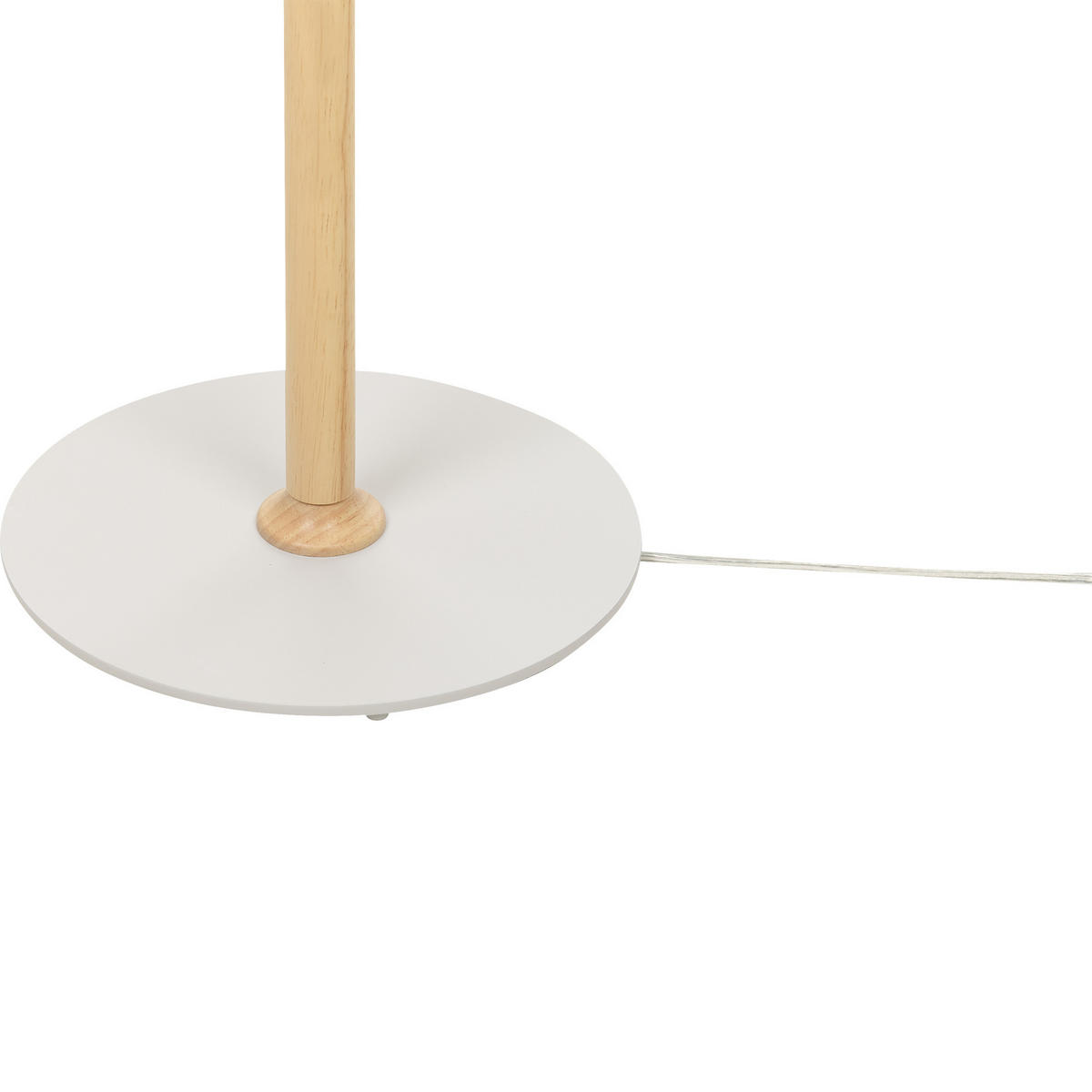 STEHLAMPE Moppy 25/25/153 cm - Hellbraun, Holz (25/25/153cm) - Beliani