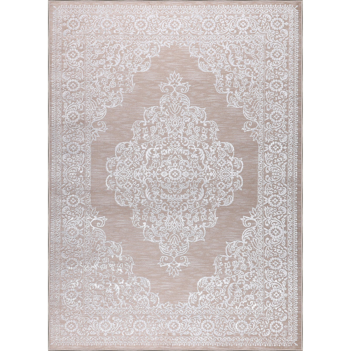 VINTAGE-TEPPICH 120x170 cm Beige - Beige, Naturmaterialien/Textil (120/170cm) - LIVABLISS
