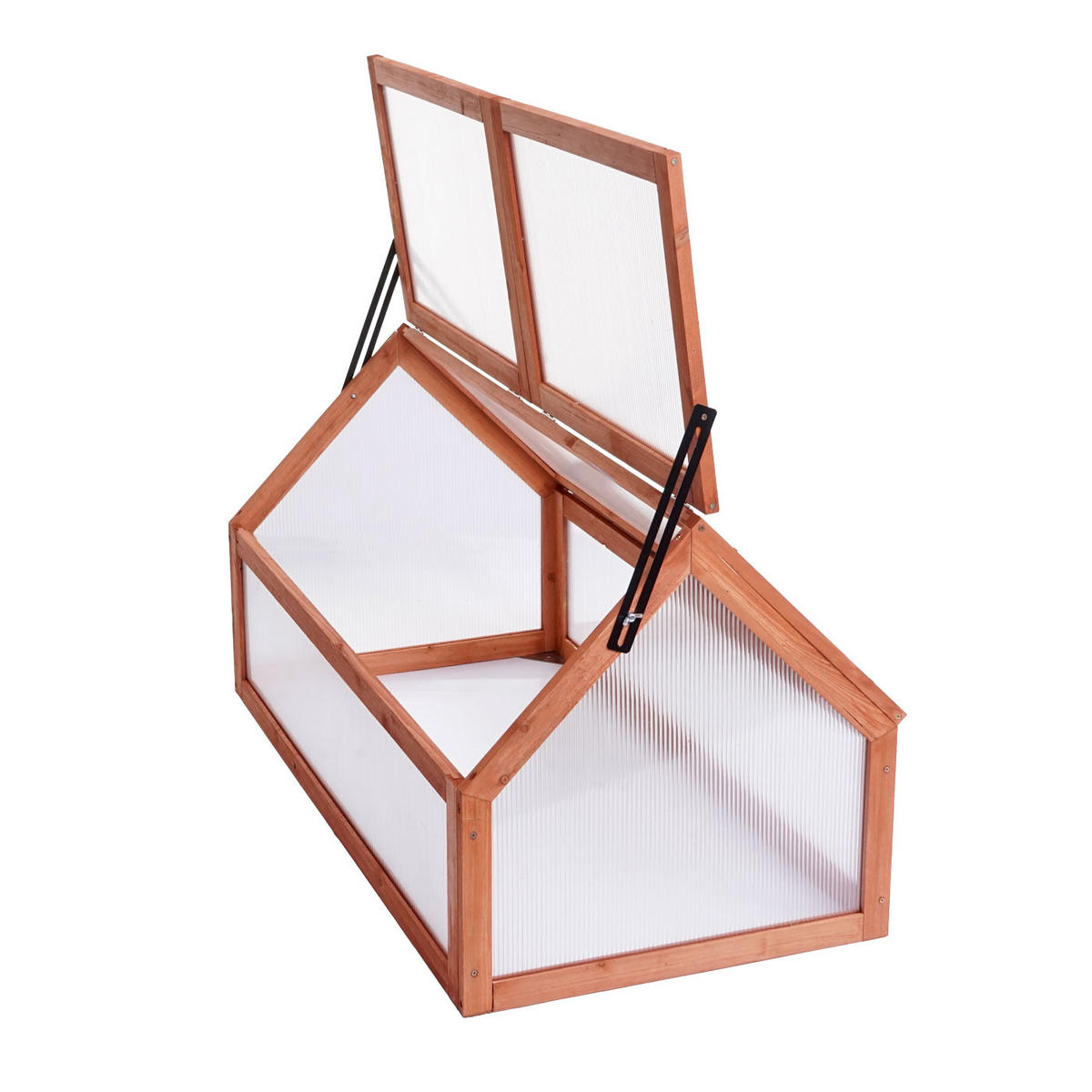 FRÜHBEET Braun - Braun, Holz (57/108/54cm) - MCW