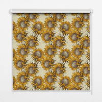 VNÚTORNÁ roleta - okenná roleta - roleta - 120x140 cm - Slnečnica - žltá, plast (120/140/0.5cm) - TULUP