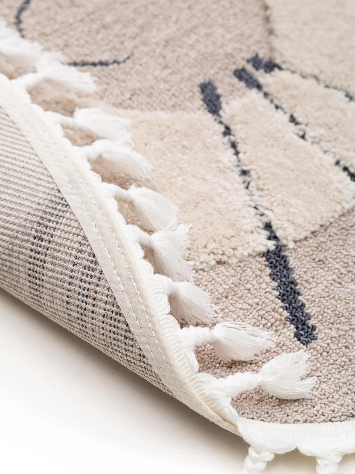 KINDERTEPPICH Momo Beige ø 120 cm rund - Beige, Textil (120/120cm) - Lytte