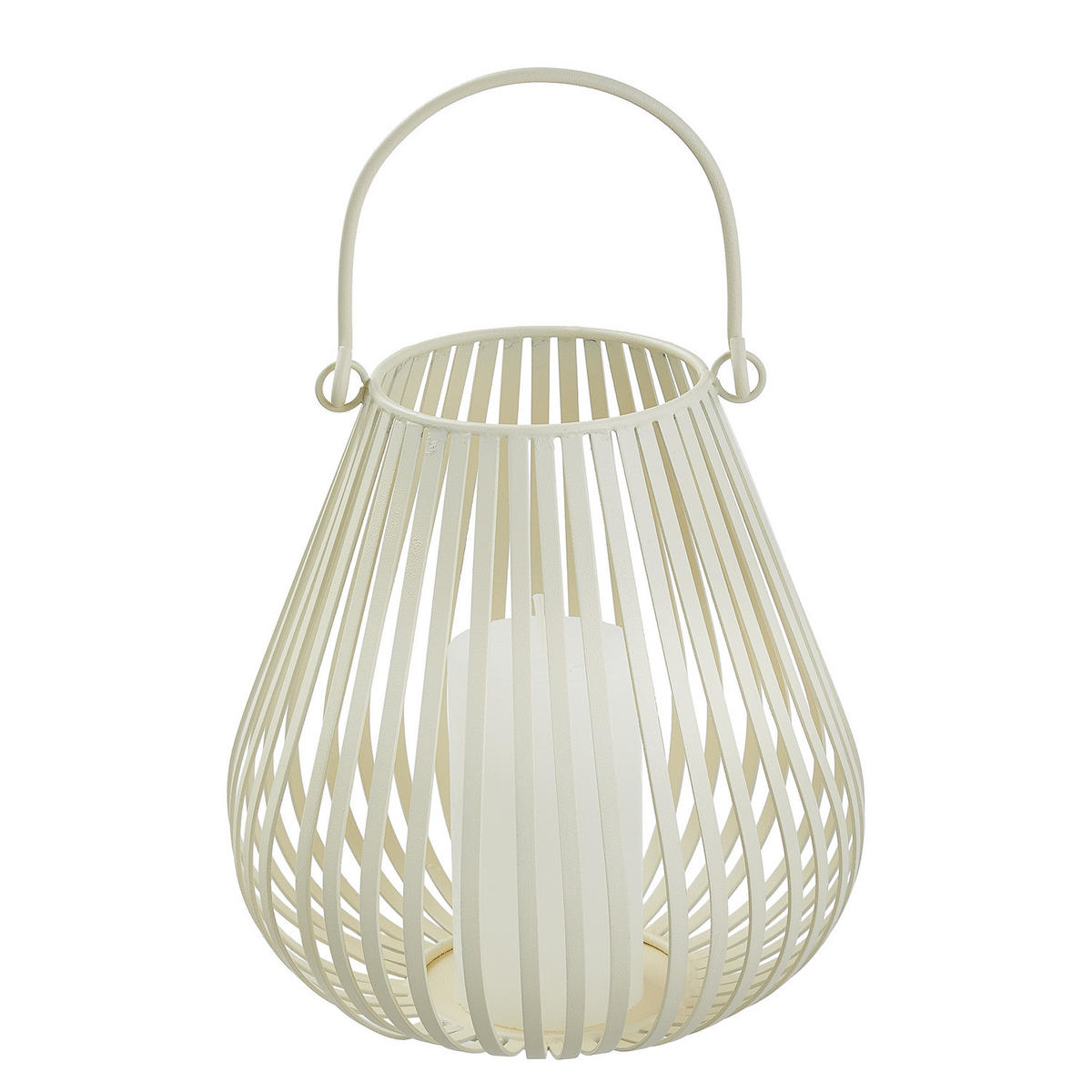 LATERNE Quietude - Eisen - Creme - Beige, Metall (20/21/20cm) - Butlers