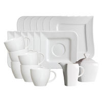 KAFFEESERVICE Melodie weiß 20er Set - Weiß, Keramik (1/1/1cm) - Ritzenhoff Breker