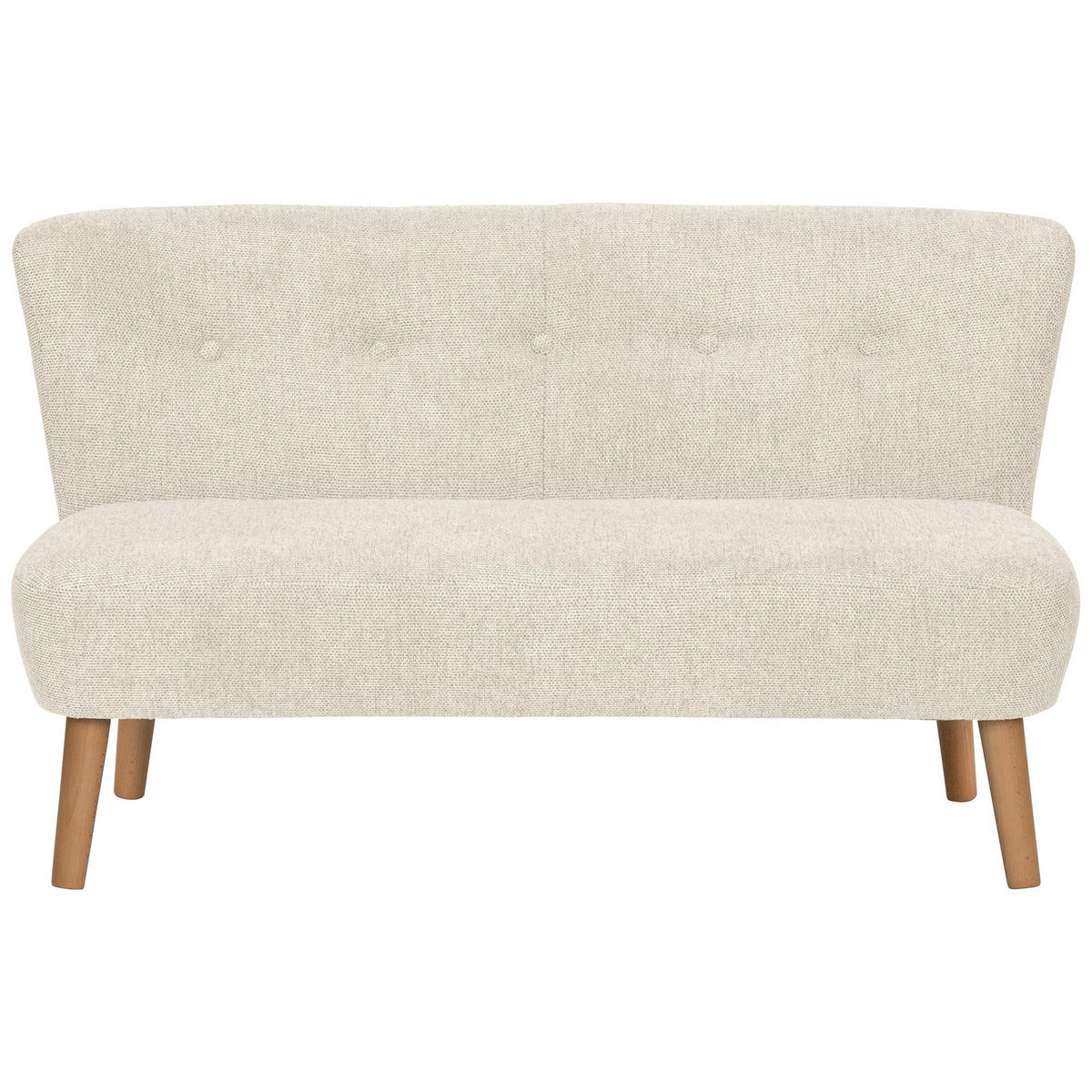 KINDERSOFA 2-Sitzer Katya Flachgewebe creme - Creme, Kunststoff (91/54/50cm) - 58aufmkessel