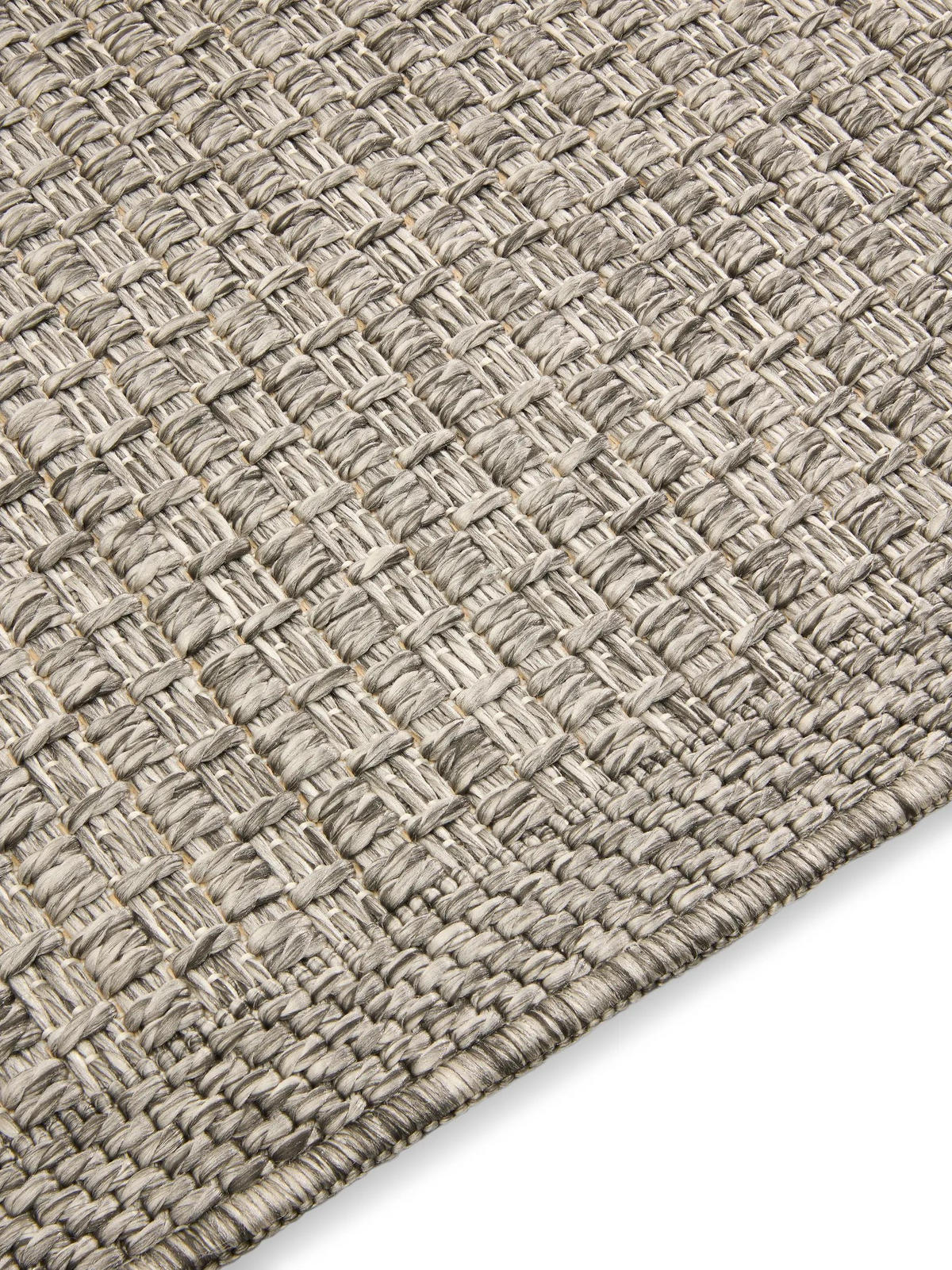 OUTDOORTEPPICH Iowa Dunkelgrau 160/230 cm - Dunkelgrau, Kunststoff/Textil (160/230cm) - benuta
