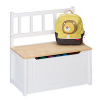 KINDERBANK - Multicolor, Holz/Holzwerkstoff (57/55/31cm) - Relaxdays