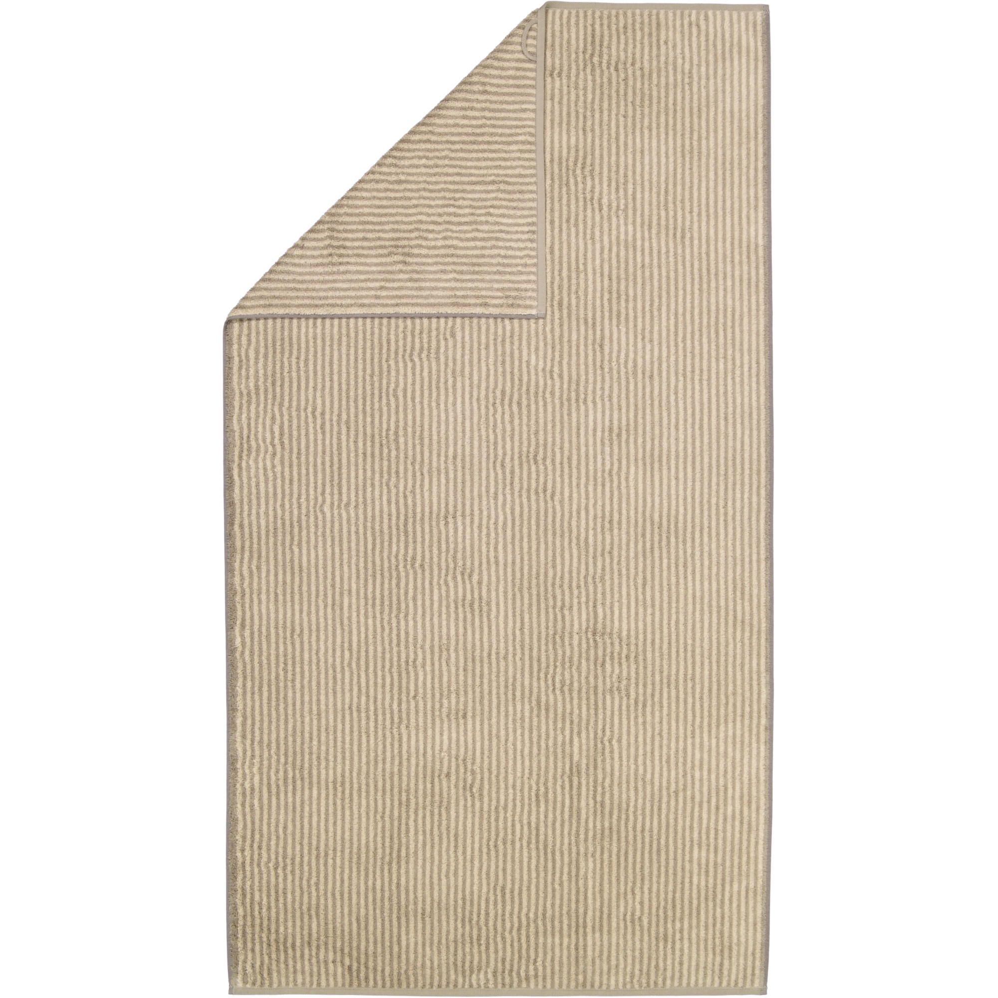 DUSCHTUCH TWO-TONE STRIPES 480 GRAPHIT - 70 - Grau, Textil (80/150cm) - Cawoe