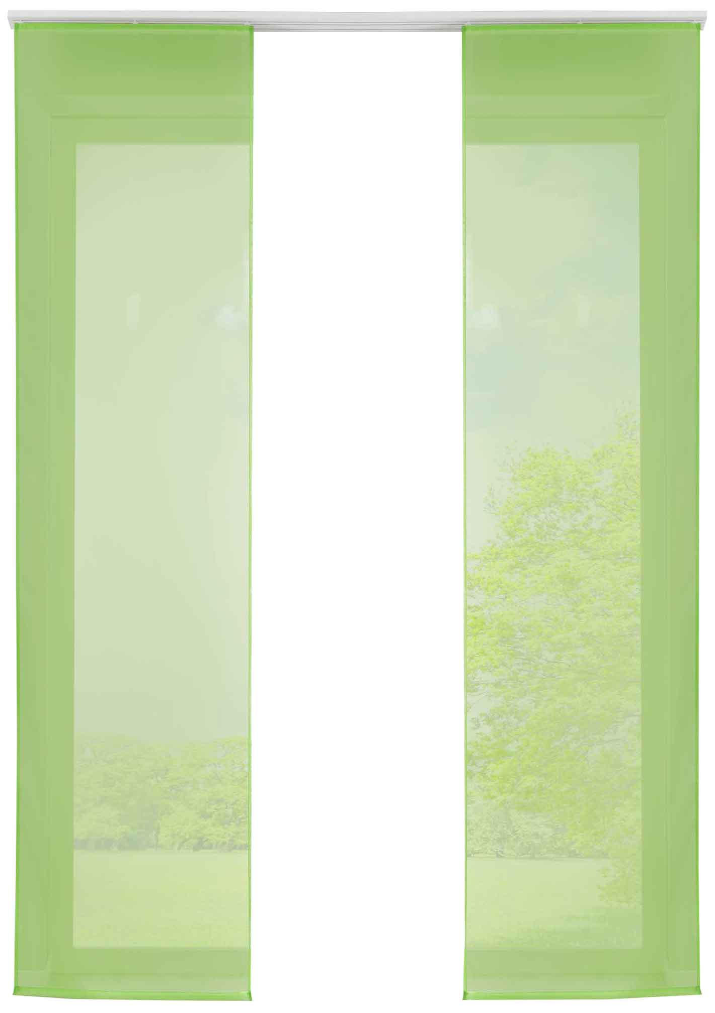 Gardinenbox Vorhang Hellgrün 60x245 cm
