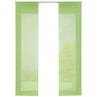 VORHANG 2ER SET HxB 245x60 cm Apfelgrün - Hellgrün, Textil (60/245cm) - Gardinenbox