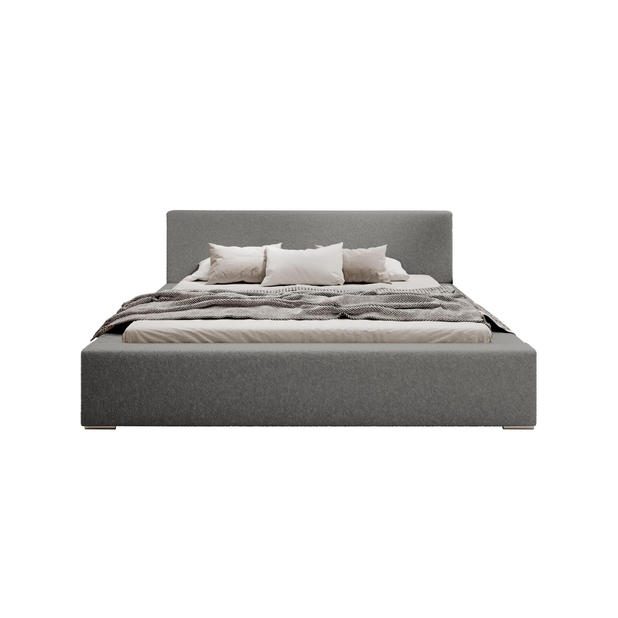 POLSTERBETT Jenne 160x200 cm, Anthrazit - Anthrazit, Textil (160/200cm) - Fedve