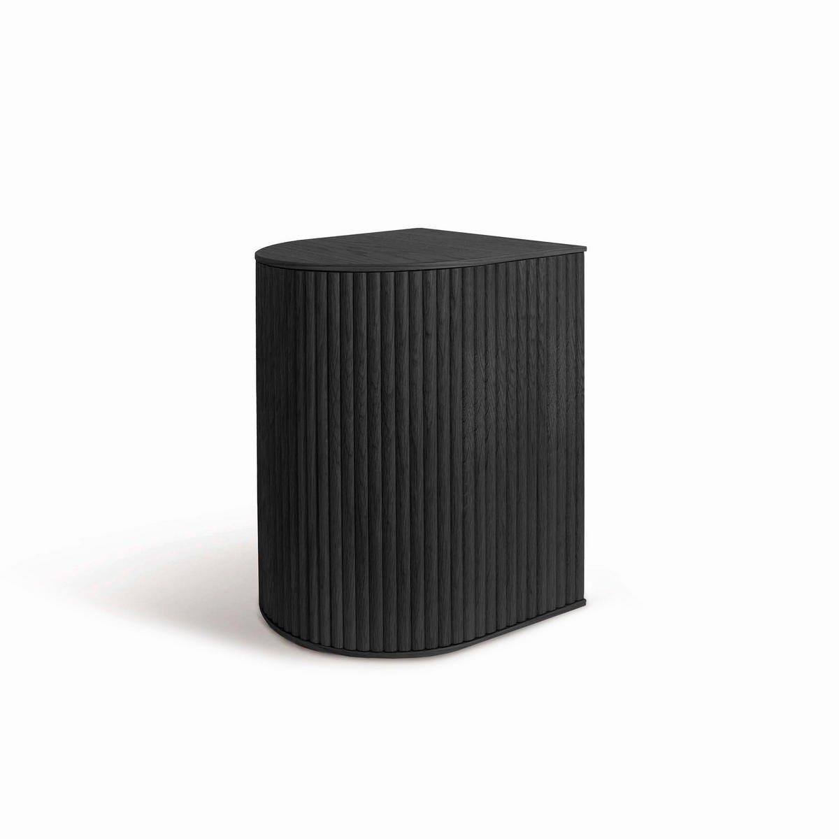 HOCKER Duna mit Stauraum - Schwarz, Holz (35/45/32.8cm) - Woodendot