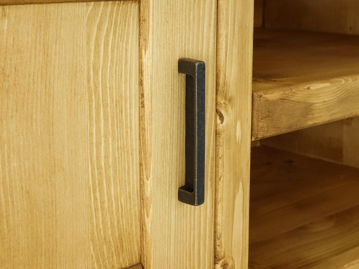 TV-SCHRANK aus Massivholz Sara - Honig, Holz (140/50/42cm) - Seart