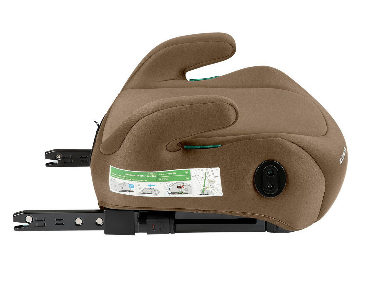 KINDERSITZ i-Tip Isofix 125-150 cm dunkelbraun Armlehne, i-Size Kindersitz, Sicherheitsgurt, vorwärts gerichtet - Braun, Kunststoff (42/21/35cm) - Kikka boo