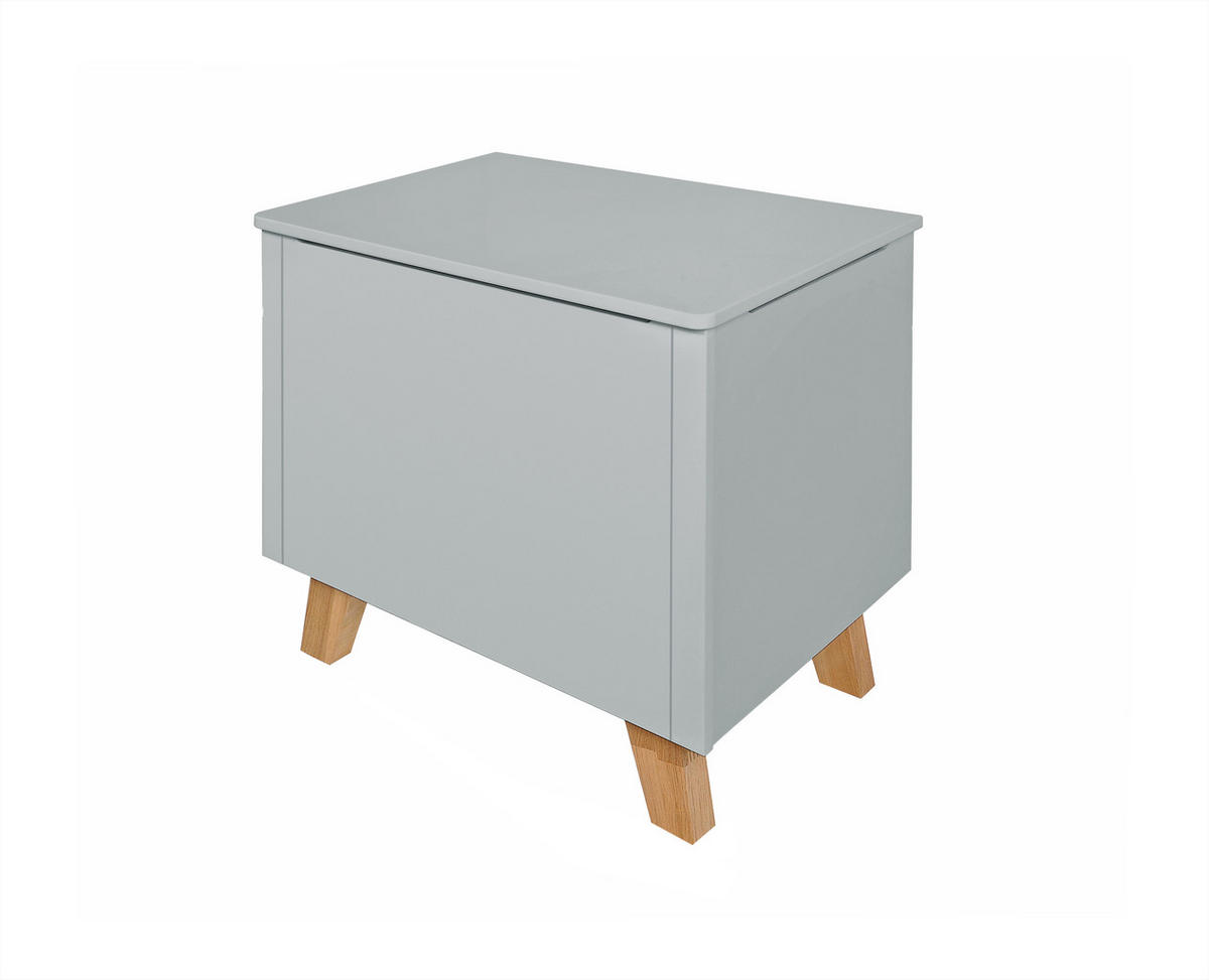SPIELZEUGTRUHE Zara - Grau, Holzwerkstoff (66/45cm) - RAUMHIRSCH FURNITURE