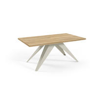 ESSTISCHE SENTO - Hellbraun/Kaschmir, Holzwerkstoff (80/140/76cm) - Meblini
