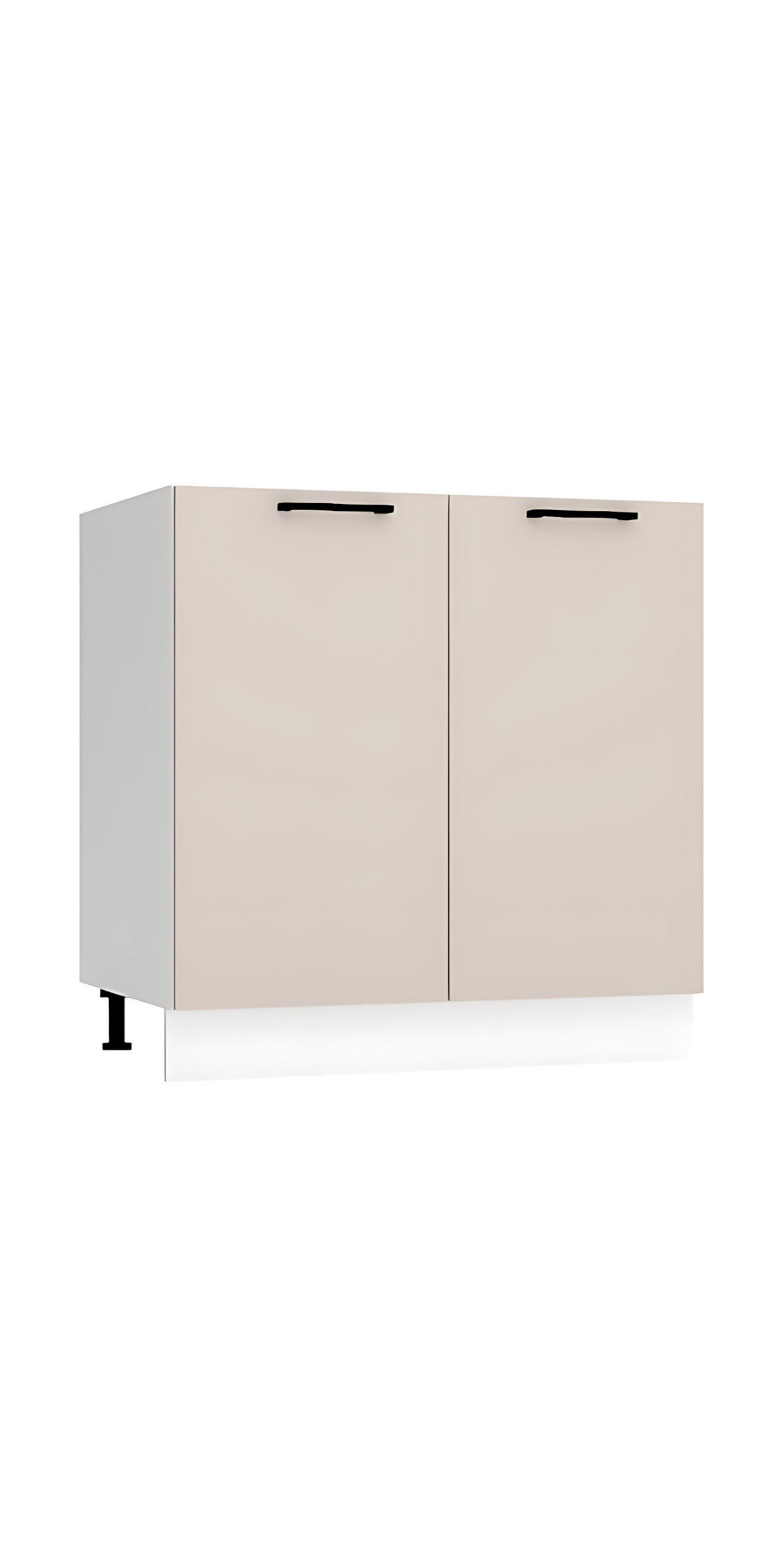 UNTERSCHRANK D80 - Morvex - Elegante Stauraum Idee - Beige, Holz/Metall (80/82/52.4cm) - ROYAL24_MARKT